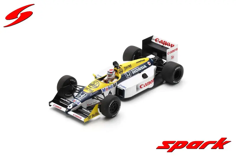 1:18 1987 Nelson Piquet -- World Championship Winner -- Williams Fw11b -- Spark 1