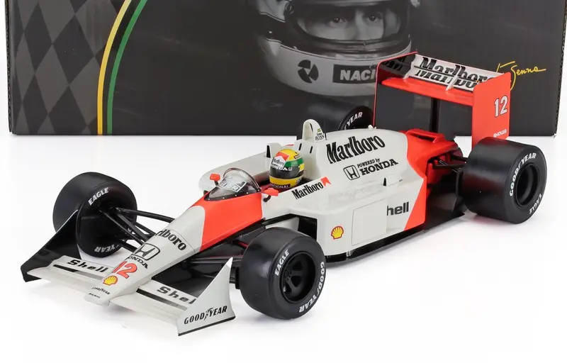 1:18 1988 Ayrton Senna - Japanese Gp Winner -- #12 Mclaren Mp4/4 -- Premium-X F1 1