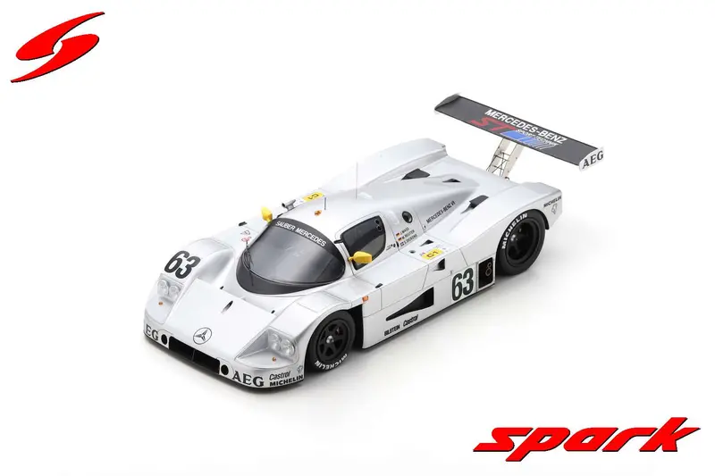 1:18 1989 Le Mans 24H Winner -- #63 Mercedes Sauber C9 -- Spark 1