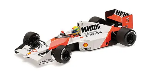 1:18 1990 Ayrton Senna -- World Champion -- Mclaren Mp4/5B -- Minichamps F1 Rare 2