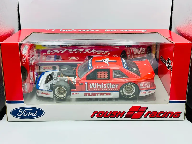 1:18 1990 Dorsey Schroeder -- #1 Whistler Radar Roush Racing Ford Mustang -- Gmp 1
