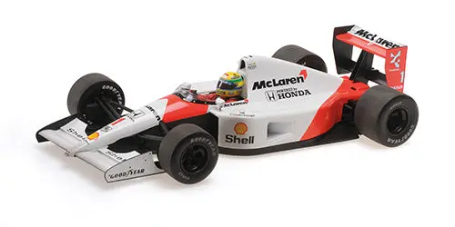 1:18 1991 Ayrton Senna (Dirty) -- World Champion -- Mclaren Mp4/6 -- Minichamps 1