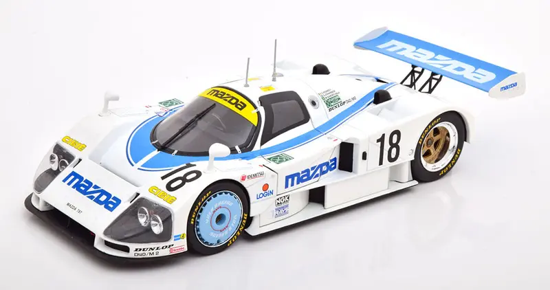 1:18 1991 Le Mans 24 Hour -- #18 Mazda 787B -- Kk-Scale 1
