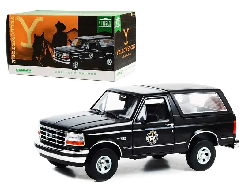 1:18 1992 Ford Bronco - Yellowstone Montana Livestock Association --  Greenlight 1