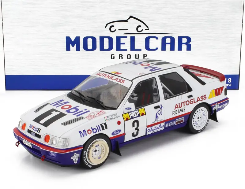 1:18 1992 Monte Carlo Rally -- #3 Ford Sierra Cosworth -- Model Car Group (Mcg) 1