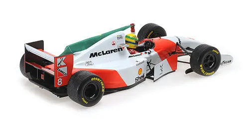 1:18 1993 Ayrton Senna -- European Gp Winner -- Mclaren Mp4/8 -- Minichamps F1 2