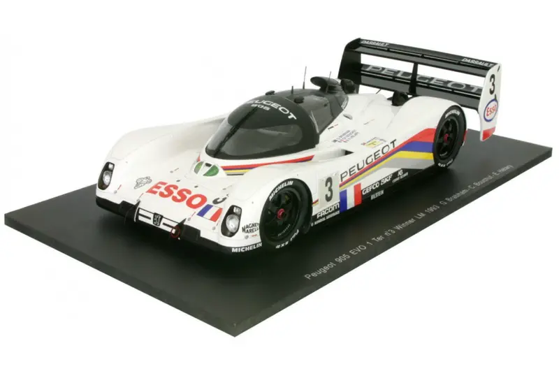 1:18 1993 Le Mans 24 Hour Winner -- #3 Peugeot 905 Evo 1B -- Spark 1