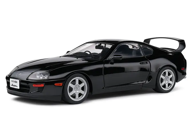 1:18 1993 Toyota Supra Mk4 (A80) -- Black -- Solido 1
