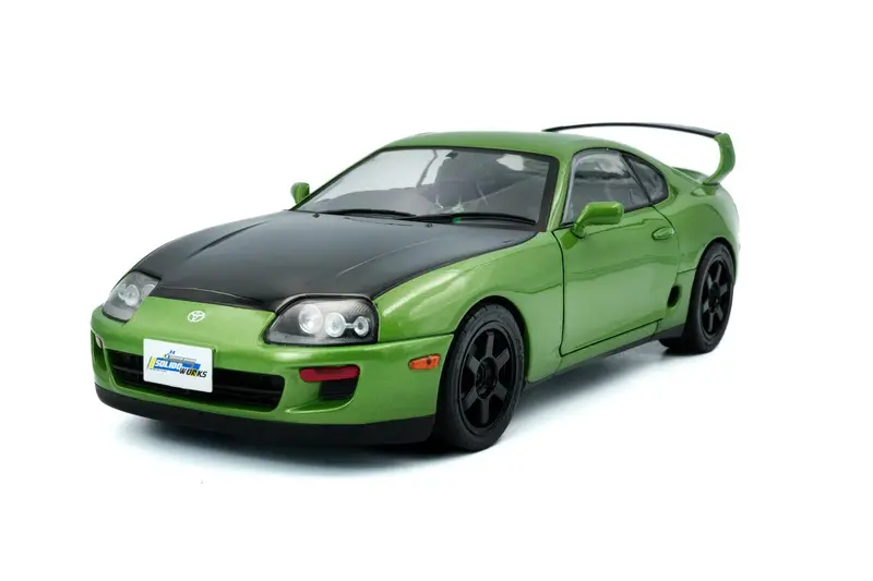 1:18 1993 Toyota Supra Mk4 (A80) -- Green/Black -- Solido 1