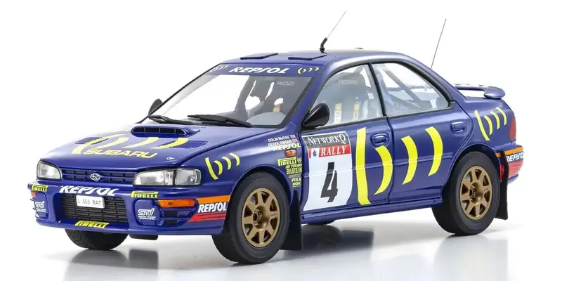 1:18 1994 Colin Mcrae -- #4 Rac Subaru Impreza 555 Wrc -- Kyosho Ks08962a 1