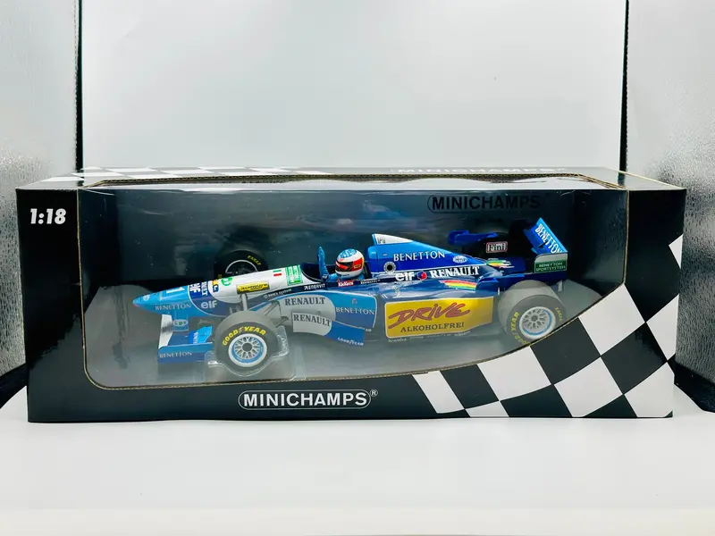 1:18 1995 Michael Schumacher -- French Gp Winner -- #1 Benetton B195 -- Minicham 1