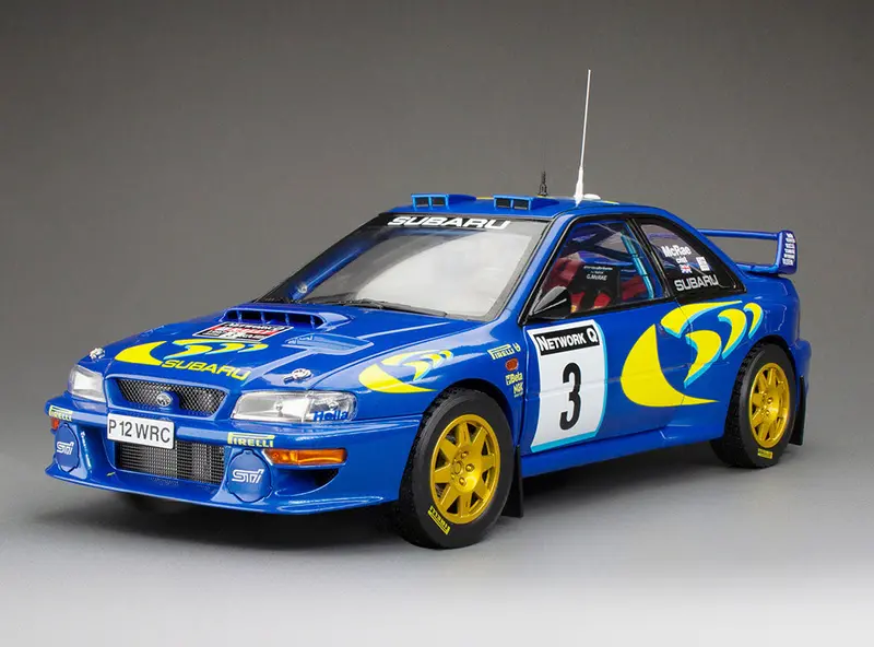 1:18 1997 Colin Mcrae -- Rac Rally Winner -- #3 Subaru Impreza S5 Wrc -- Sunstar 1