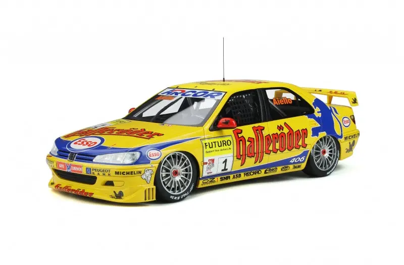 1:18 1997 Jaune L. Aiello -- Peugeot 406 Super Tourenwagen Cup -- Ottomobile 1