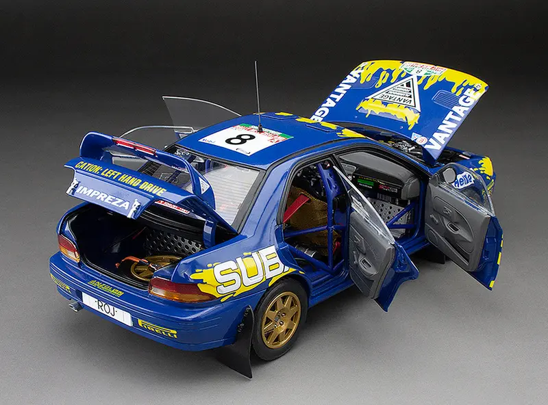 1:18 1997 Nz Rally -- Peter "Possum" Bourne -- #8 Subaru Impreza -- Sunstar 2