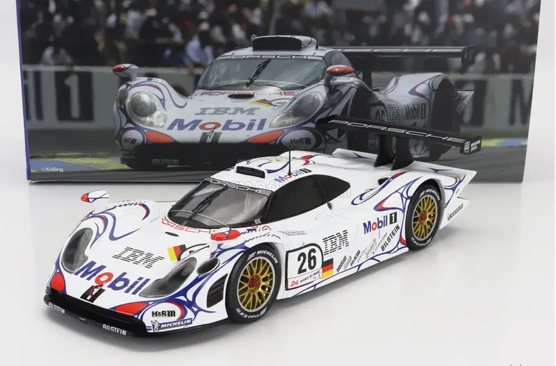 1:18 1998 24 Hours Of Le Mans Winner -- #26 Porsche 911 Gt1-98 -- Werk83 1
