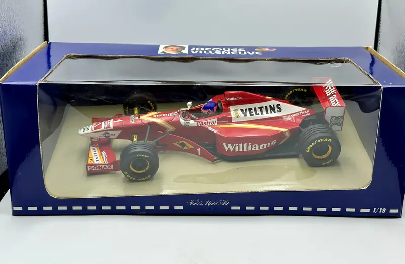 1:18 1998 Jacques Villeneuve - Launch -- #1 Williams Fw20 -- Minichamps F1 1