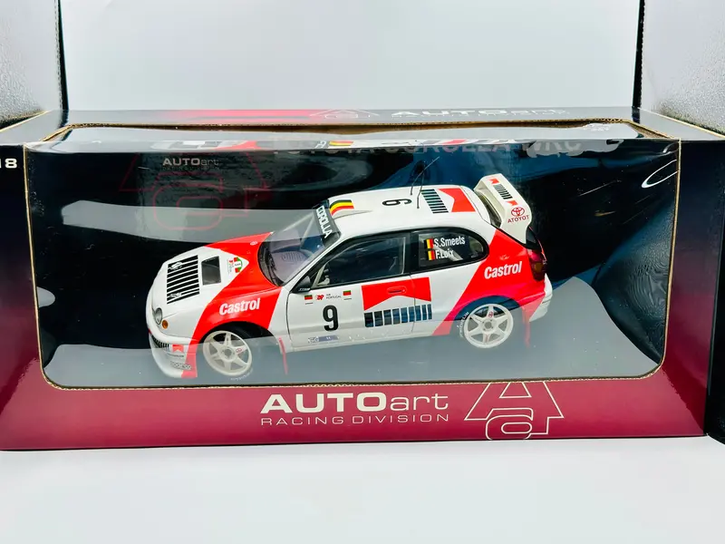 1:18 1998 Smeets/Loix -- #9 Toyota Corolla Wrc Rally Car -- Autoart 1