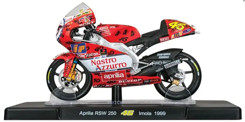 1:18 1999 #46 Valentino Rossi -- Aprilia Rsw 250 -- Motogp Imola 1