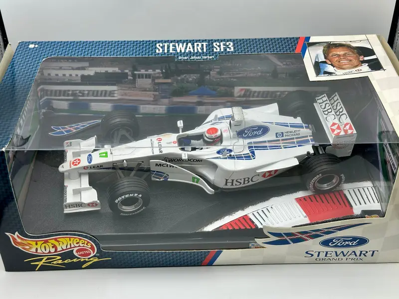 1:18 1999 Johnny Herbert -- #17 Stewart Sf3 -- Hot Wheels F1 1