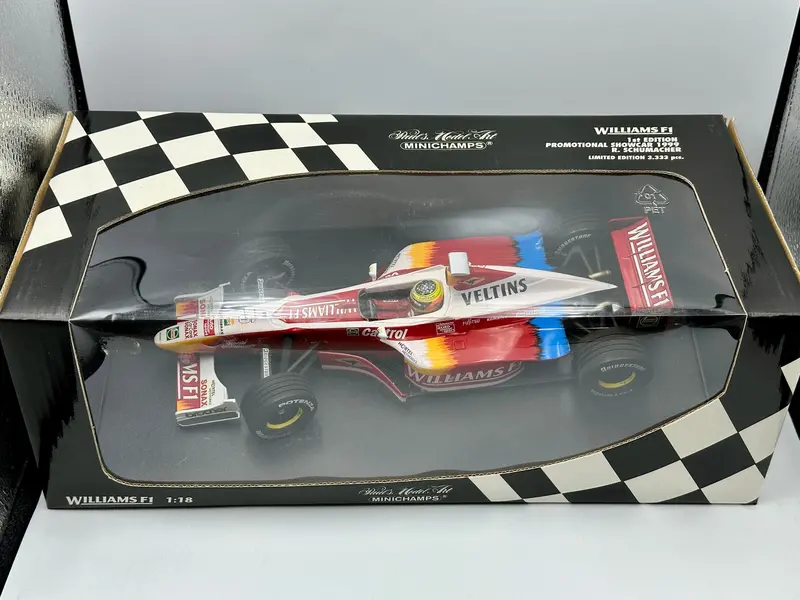 1:18 1999 Ralf Schumacher -- #6 Williams Promotional Showcar -- Minichamps F1 1