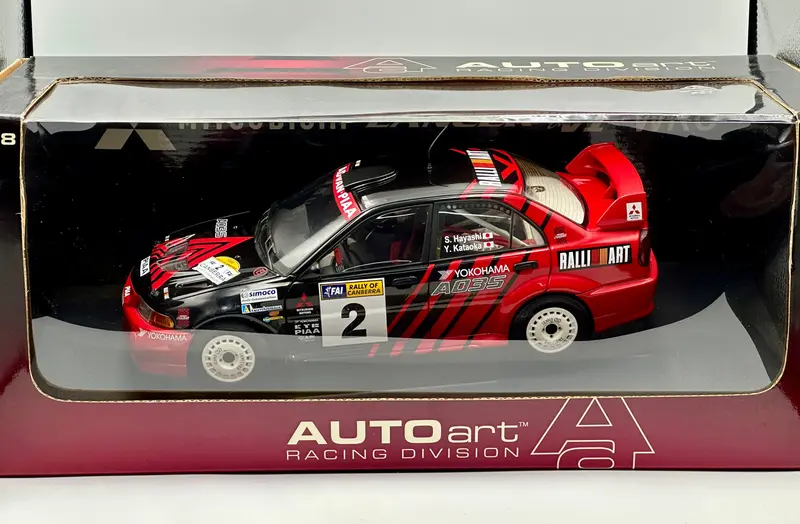1:18 1999 Rally Canberra -- #2 Advan Mitsubishi Lancer Vi Wrc -- Autoart 1
