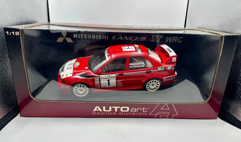 1:18 1999 Rally Nz -- Tommi Makinen -- #1 Mitsubishi Lancer Vi Wrc -- Autoart 1