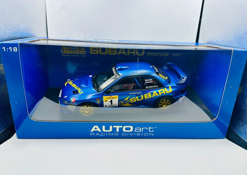 1:18 1999 Tasmania Rally -- #1 Subaru Impreza Wrc -- Possum Bourne -- Autoart 1