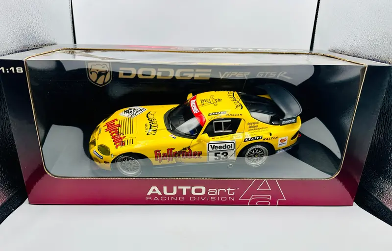1:18 1999 Zakspeed Team -- #53 Dodge Viper Gtsr -- Autoart 1