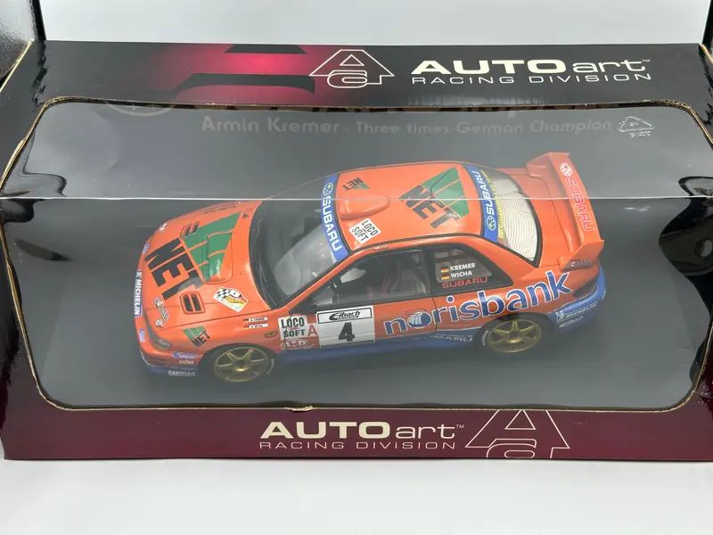 1:18 2000 Armin Kremer -- #4 Subaru Impreza S5 Wrc German Team -- Autoart 80091 1