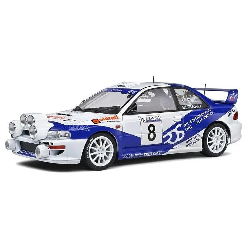 1:18 2000 Valentino Rossi -- #8 Subaru Impreza S5 Wrc99 Monza Rally -- Solido 1