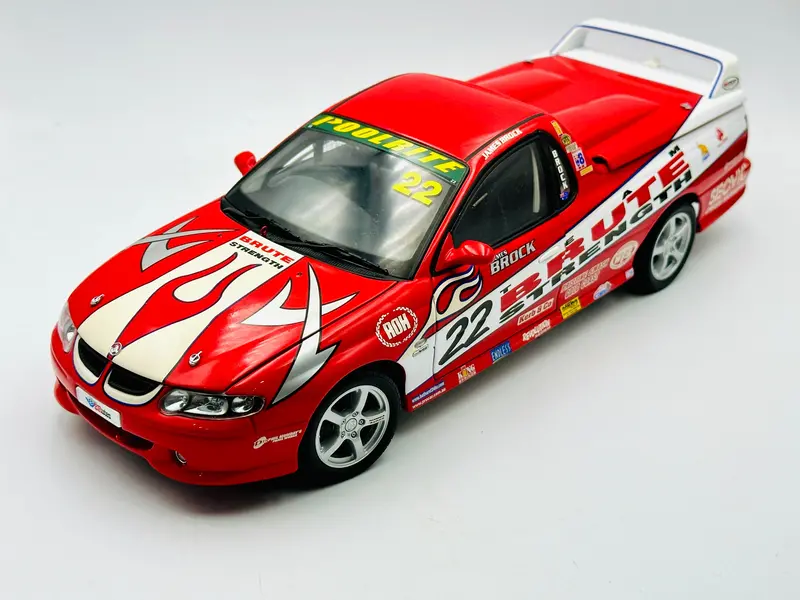 1:18 2002 James Brock -- Team Brute -- Holden Vu Ss Ute -- Classic Carlectables 1