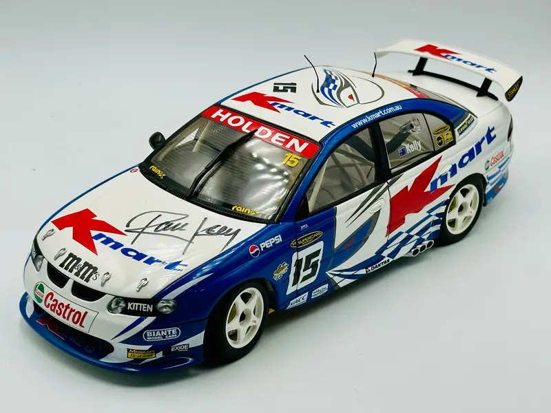 1:18 2002 Todd Kelly *Signed* -- Kmart Racing -- Holden Vx Commodore -- Biante 1