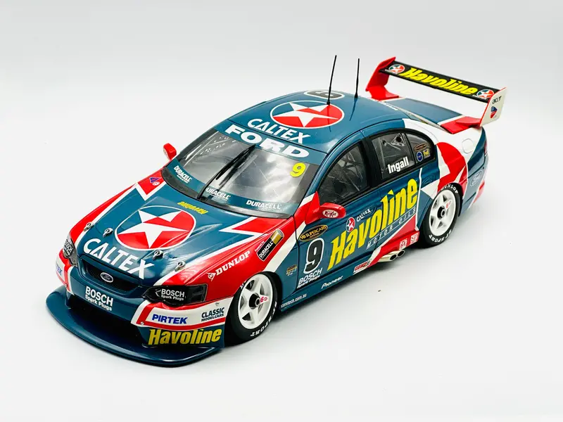 1:18 2004 Russell Ingall -- #9 Havoline Ford Ba Falcon -- Classic Carlectables 1