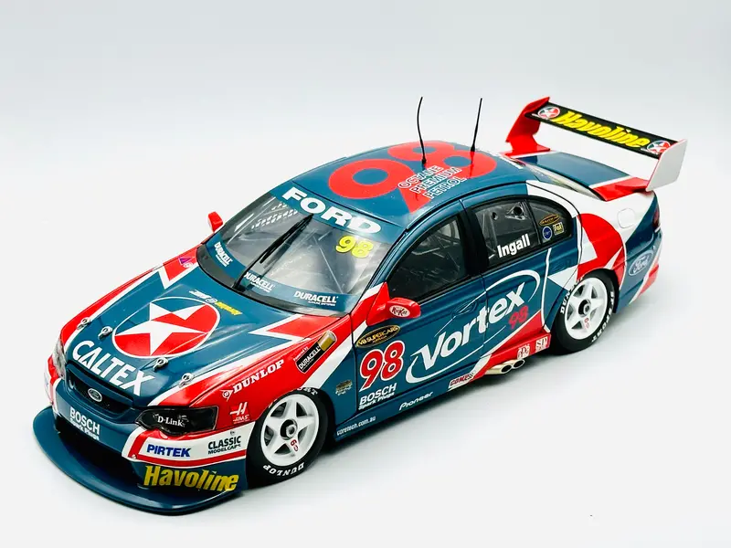 1:18 2004 Russell Ingall -- #98 Vortex Ford Ba Falcon -- Classic Carlectables 1