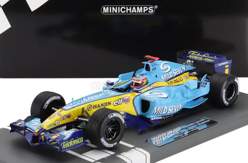 1:18 2005 Fernando Alonso -- World Champion -- Renault R25 -- Minichamps F1 1