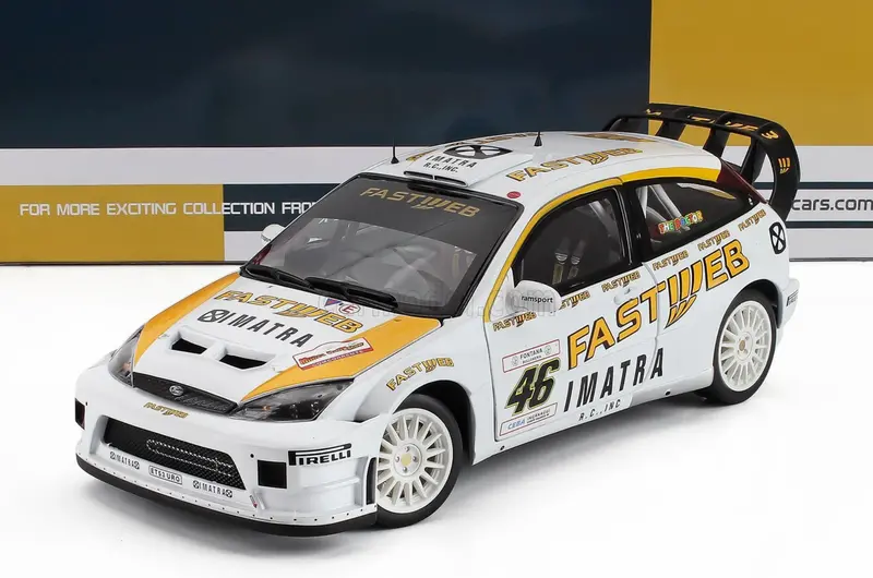 1:18 2006 Valentino Rossi - Rally Monza Winner - #1 Ford Focus Rs Wrc -- Sunstar 1