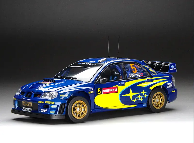 1:18 2006 Wales Rally Gb -- Peter Solberg #5 Subaru Impreza Wrc06 -- Sunstar 1
