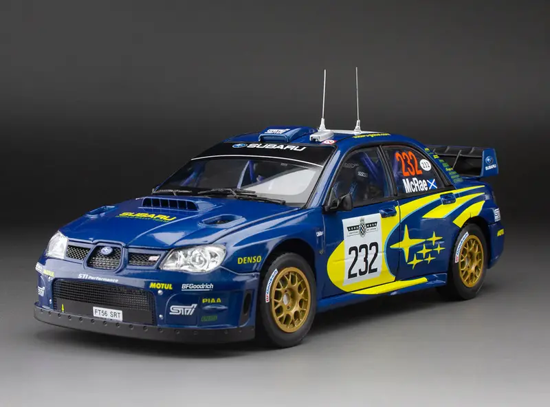 1:18 2007 Colin Mcrae -- Goodwood Festival Of Speed -- Subaru Impreza -- Sunstar 1