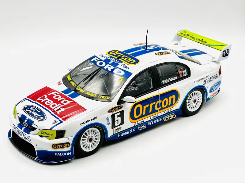 1:18 2007 Mark Winterbottom -- Retro Bahrain Ford Bf Falcon -- Classic Carlectab 1