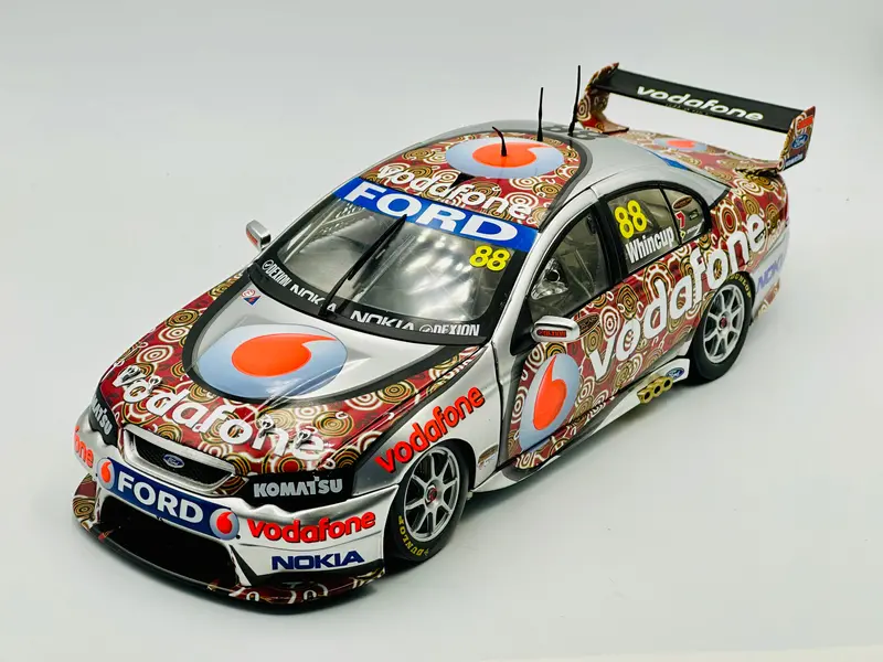 1:18 2008 Jamie Whincup -- Red Dust Darwin Livery -- Classic Carlectables 1
