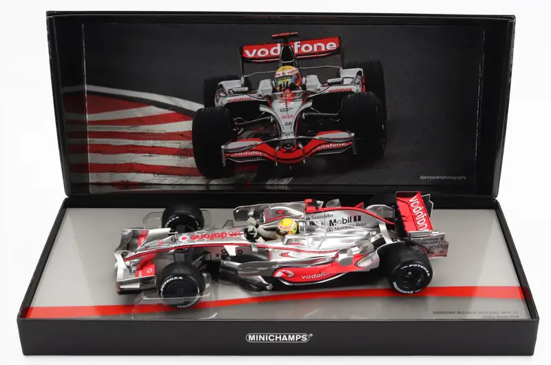 1:18 2008 Lewis Hamilton - World Champion - Mclaren Mp4/23 -- Minichamps F1 Rare 1
