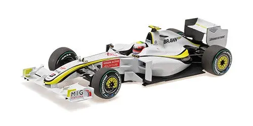 1:18 2009 Rubens Barrichello - Europe Gp Winner -- #23 Brawn Gp -- Minichamps F1 1