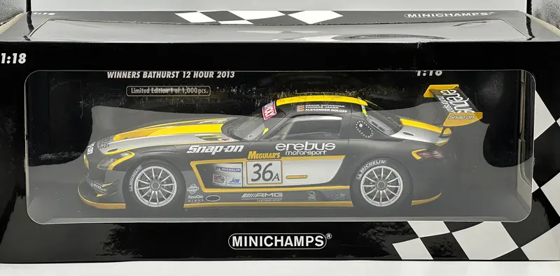 1:18 2013 Bathurst 12 Hour Winner -- Erebus Mercedes Sls Amg Gt3 -- Minichamps 1