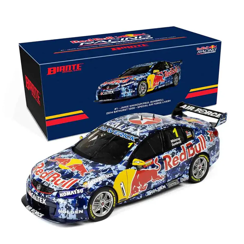 1:18 2014 Bathurst Air Force Livery -- #1 Whincup/Dumbrell -- Red Bull -- Biante 1