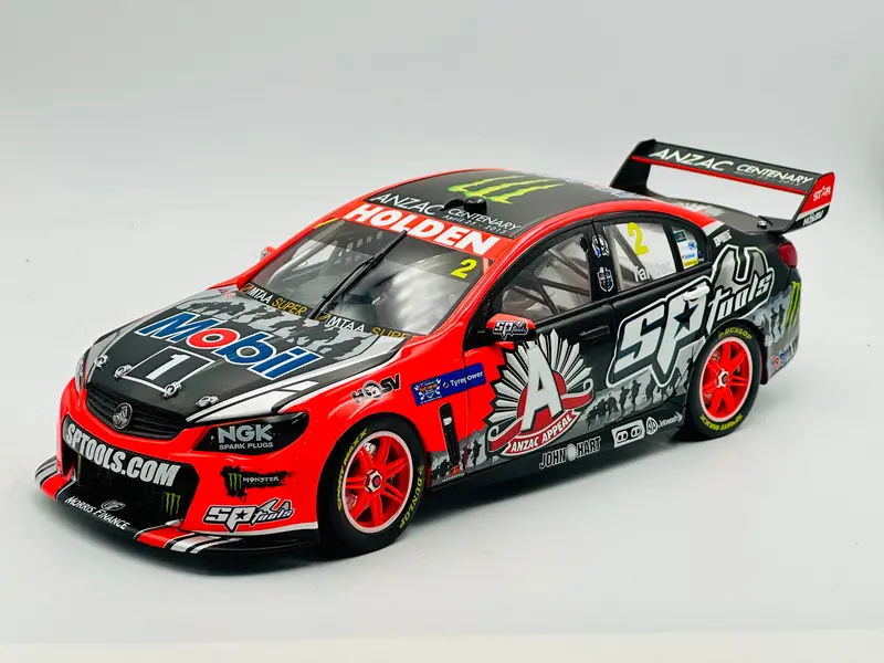 1:18 2015 Anzac Livery -- Garth Tander --Holden Racing Team -- Biante 1