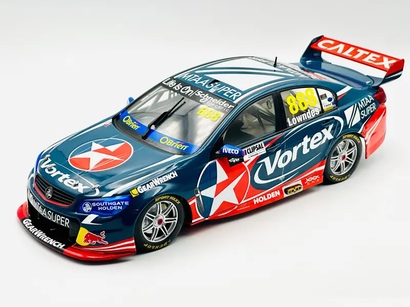 1:18 2016 Craig Lowndes -- 251 Round Starts Team Vortex -- Classic Carlectables 1