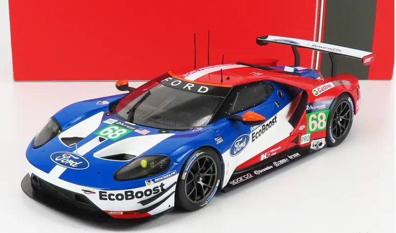 1:18 2016 Le Mans 24 Hour Lmgte Pro Winner -- #68 Ford Gt -- Ixo Models 1