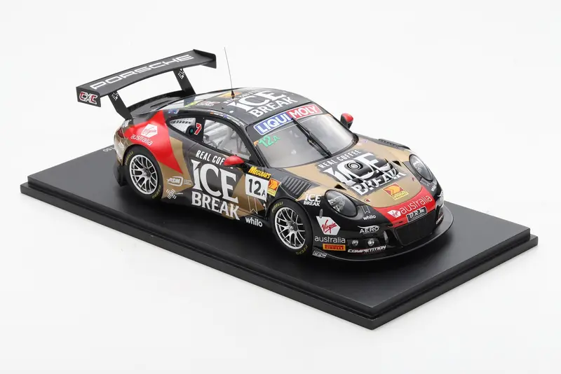 1:18 2017 Bathurst 12 Hour Class Winner - #12 Ice Break Porsche 911 Gt3 - Spark 1