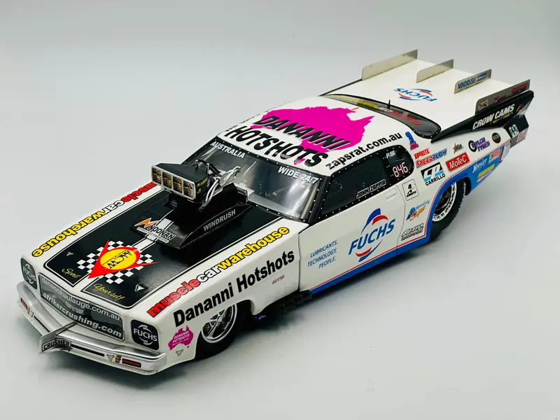 1:18 2018/19 John Zappia -- Holden Hq Monaro Pro Slammer Drag Car -- Biante 1
