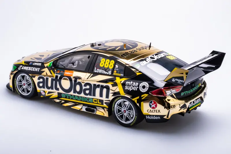 1:18 2018 Craig Lowndes Final Race -- Autobarn Gold Livery -- Biante 2